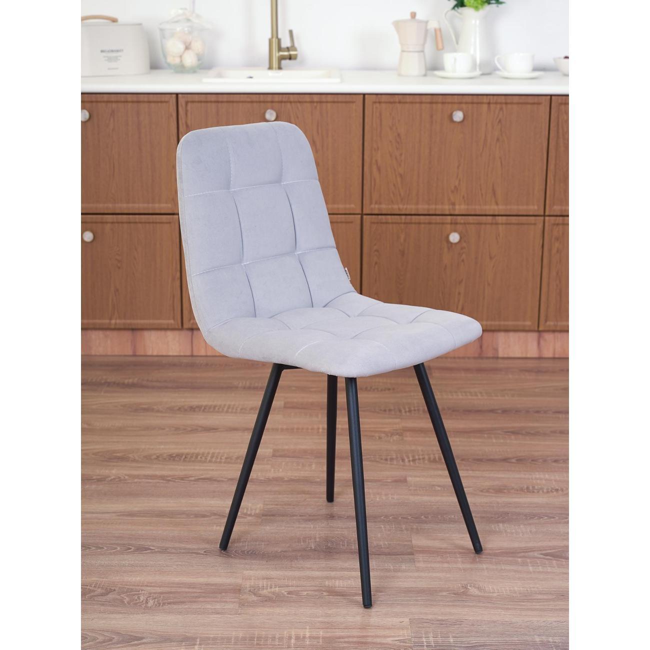 Стул обеденный Frenesie Чили Велюр Серый 4в1