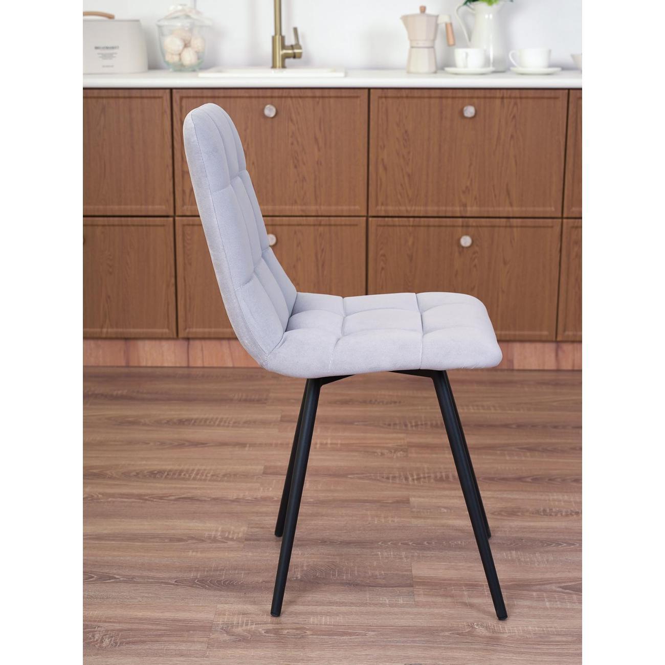 Стул обеденный Frenesie Чили Велюр Серый 4в1