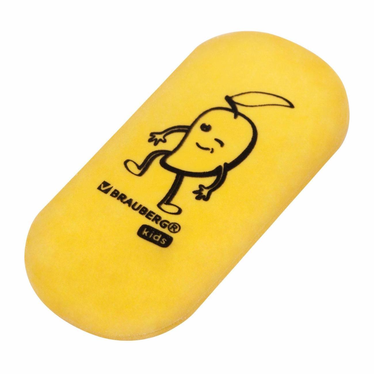 Ластик Brauberg Ластики BRG KIDS Fruits, 6 шт, ассорти*