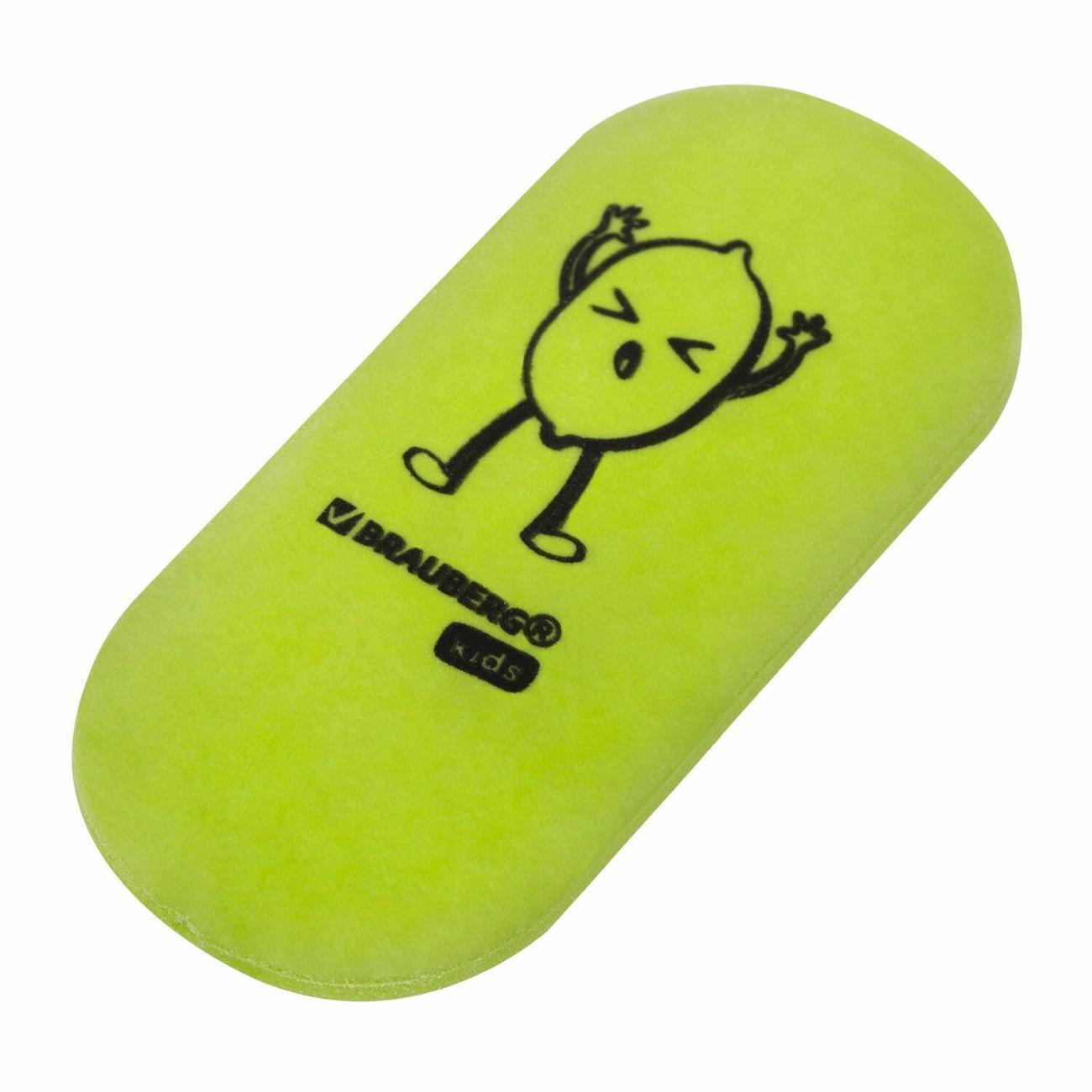 Ластик Brauberg Ластики BRG KIDS Fruits, 6 шт, ассорти*
