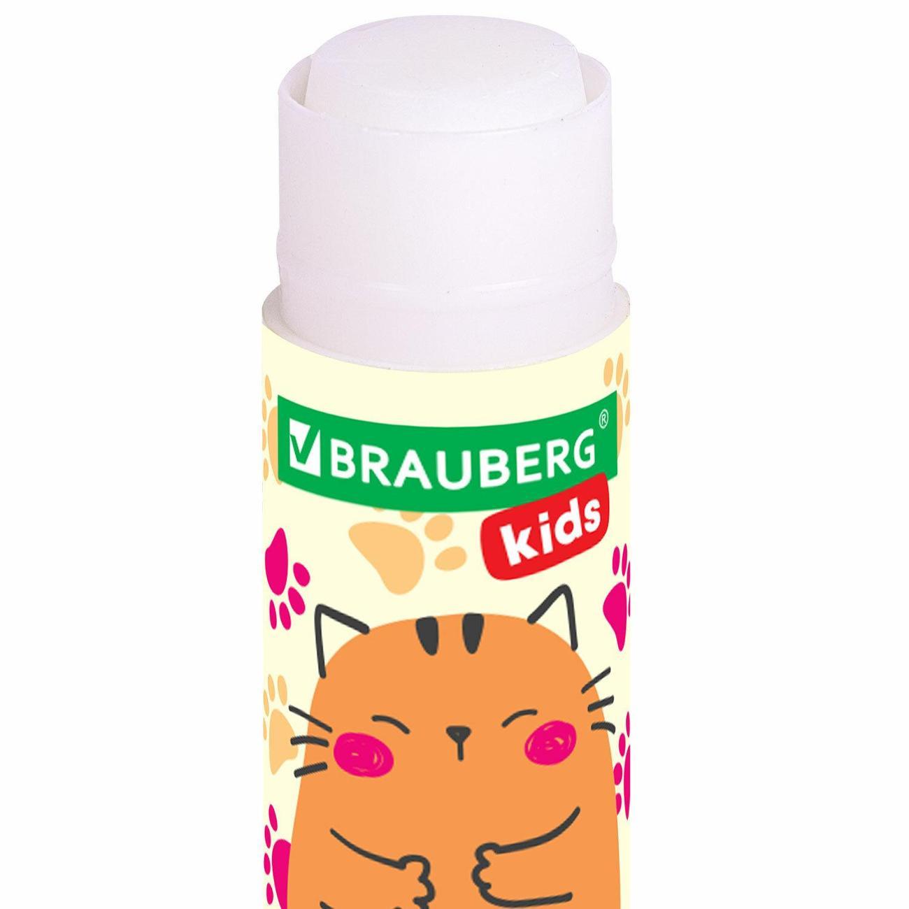 Клей Brauberg Клей-карандаш BRG KIDS ЛАПКА, 9 г, 3 шт