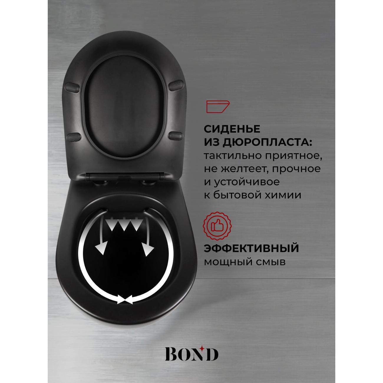 Унитаз BOND унитаз подвесной