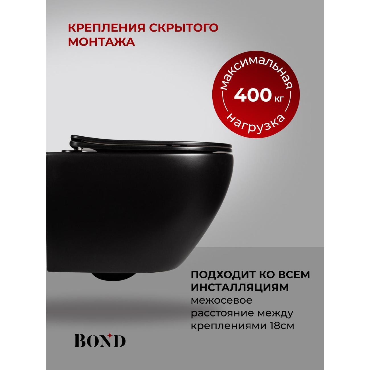 Унитаз BOND унитаз подвесной