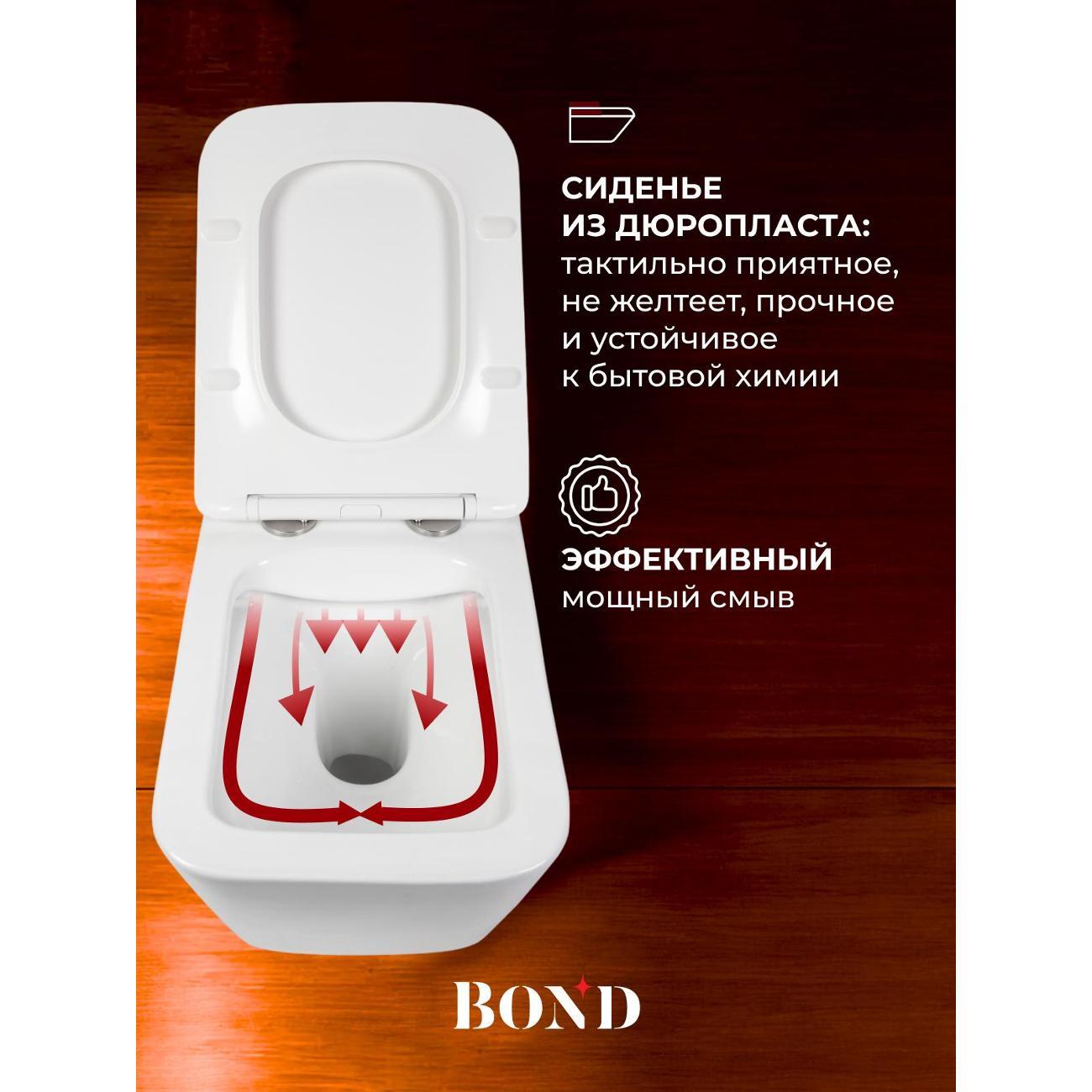 Унитаз BOND унитаз подвесной
