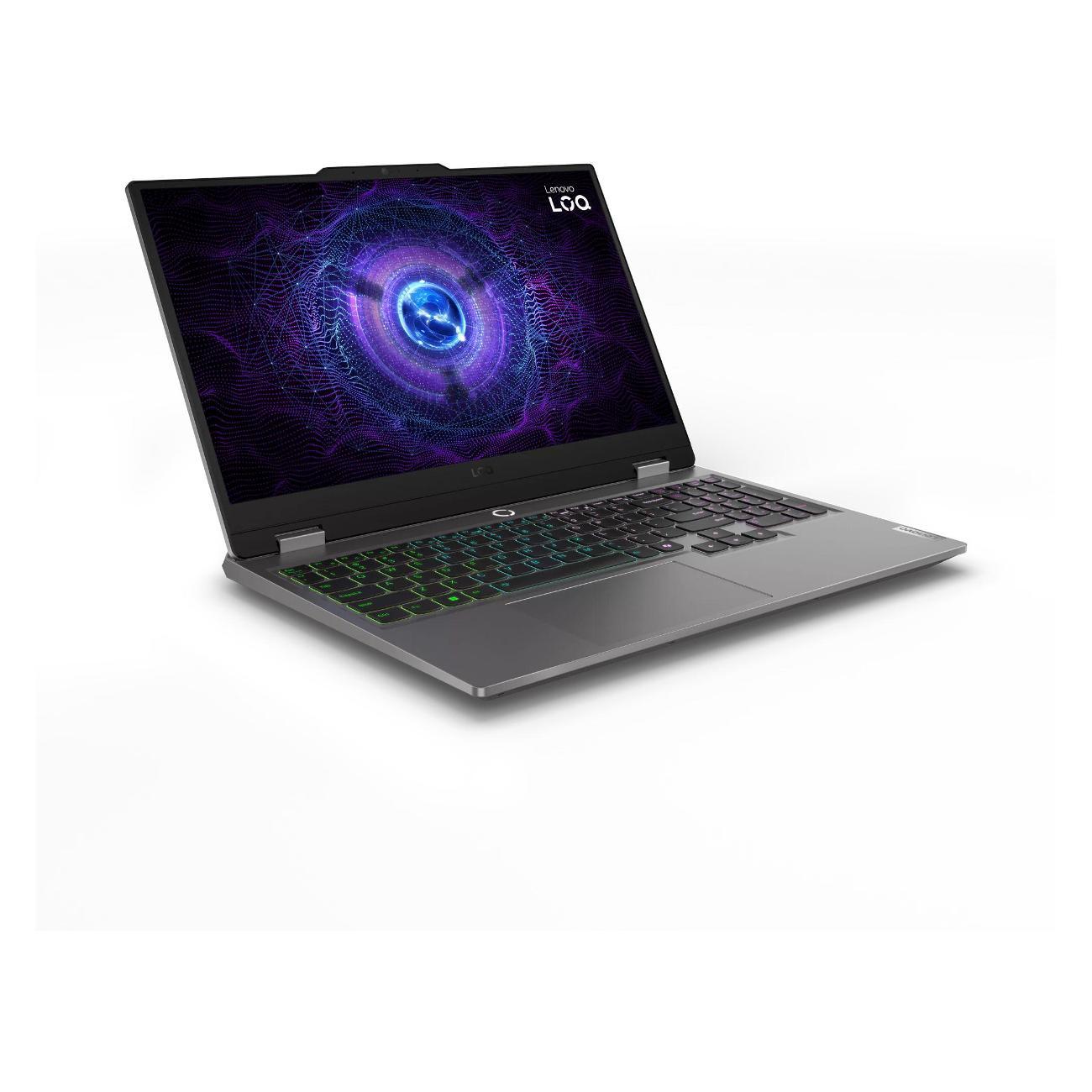 Ноутбук Lenovo Игровой ноутбук Lenovo LOQ 15IRX9 (83DV00L8CF), Intel Core i7-13650HX, RAM 16 ГБ, SSD 512 ГБ, NVIDIA RTX 4060 8ГБ, серый