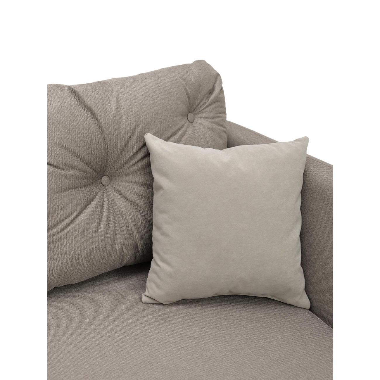 Диван Ладья Тиволи размер: 171х89х89 см, рогожка, коричневый