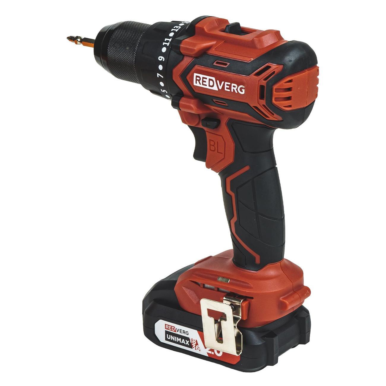 Шуруповерт Redverg RD-S18BL/U2