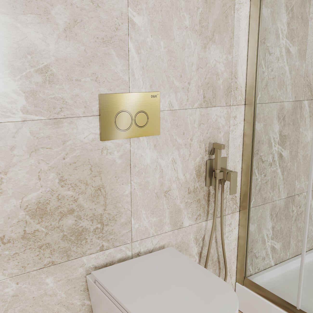 Система инсталляций и смыва DQ Кнопка смыва Bayern_белый