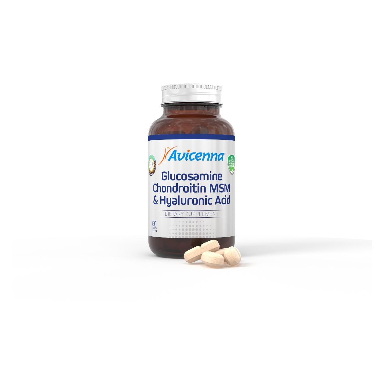БАД для иммунитета Avicenna Glucosamine Chondroitin MSM & Hyaluronic Acid