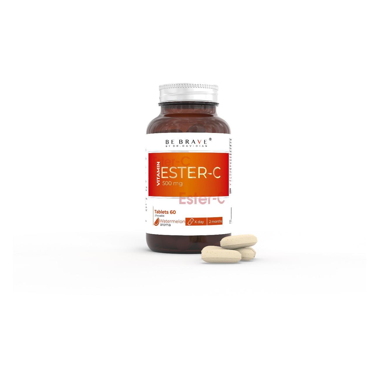 Витаминный комплекс красоты и здоровья BE BRAVE Vitamin ESTER-C