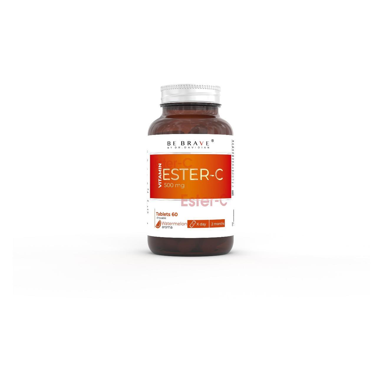 Витаминный комплекс красоты и здоровья BE BRAVE Vitamin ESTER-C