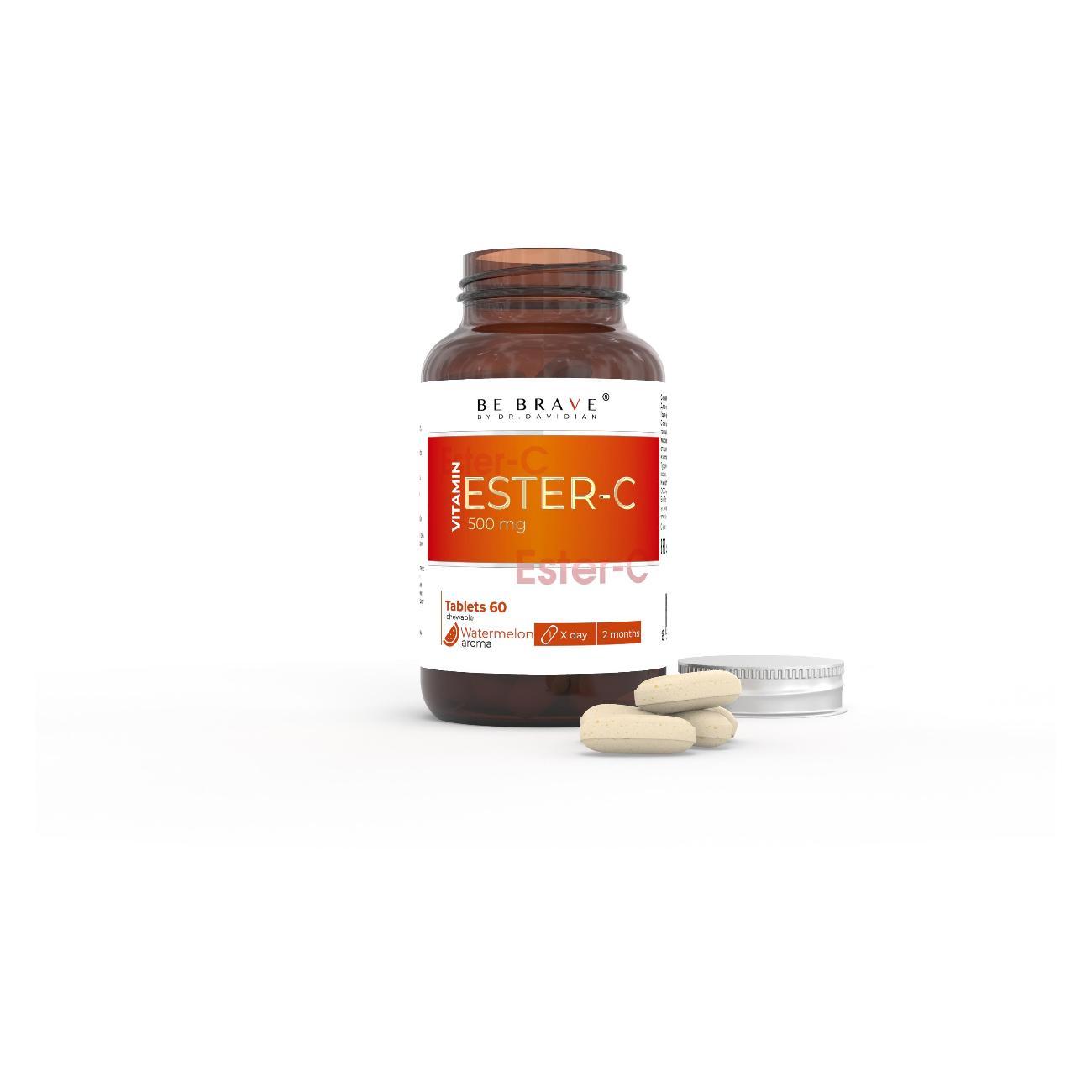 Витаминный комплекс красоты и здоровья BE BRAVE Vitamin ESTER-C