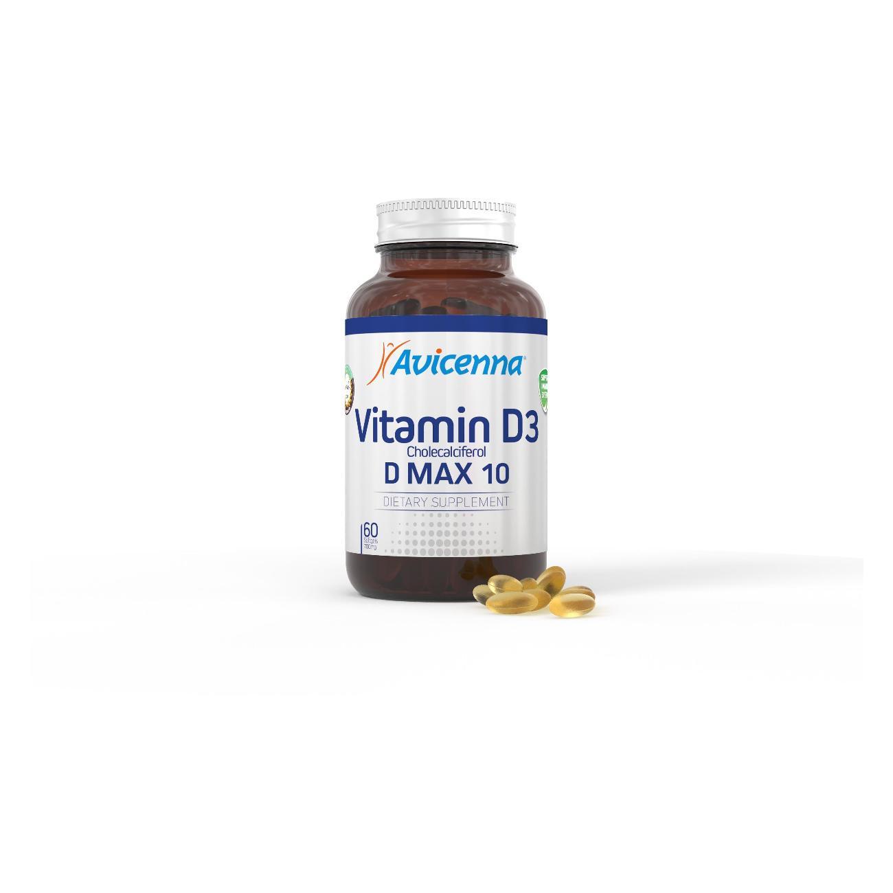 БАД для иммунитета Avicenna Vitamin D3 D MAX 10