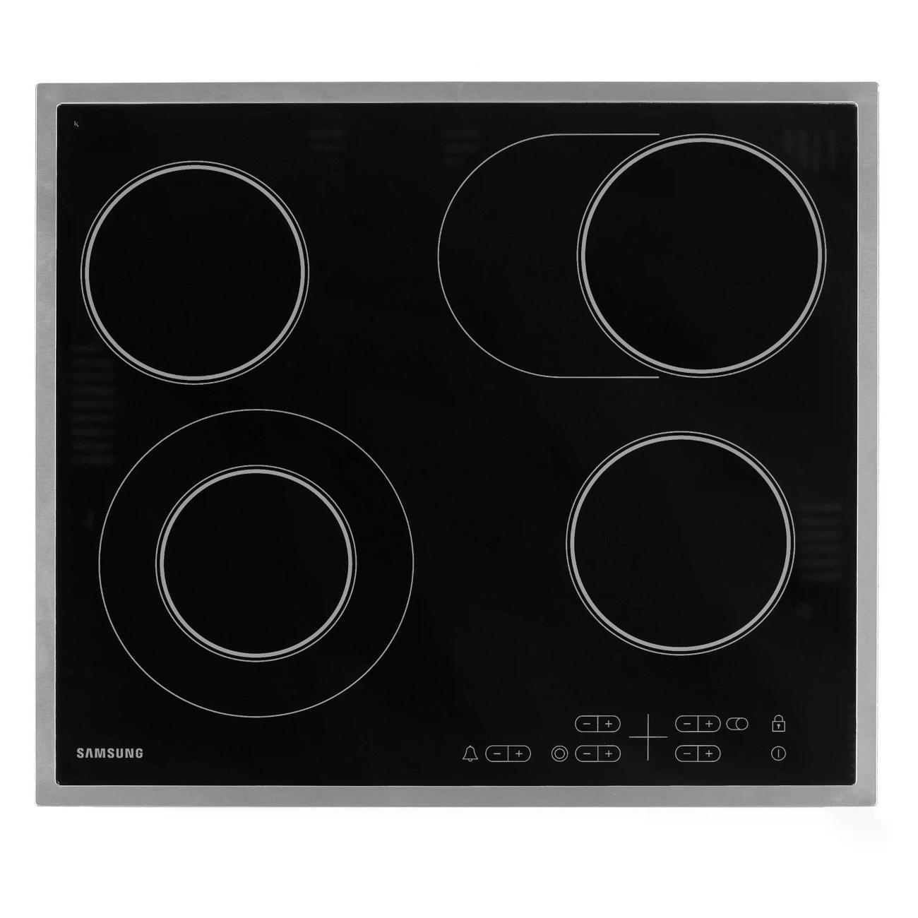 Варочная панель электрическая Samsung NZ64T3516CK/WT, черный