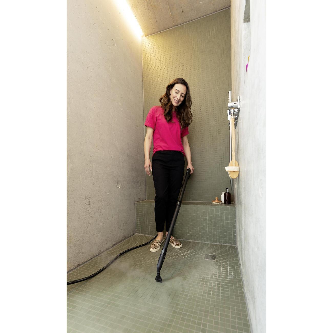 Пароочиститель Karcher Пароочиститель для уборки дома Karcher SC 4 Deluxe EasyFix, белый + аксессуары VELERCART, комплект Ultimate 2 (с насадкой-отпаривателем)