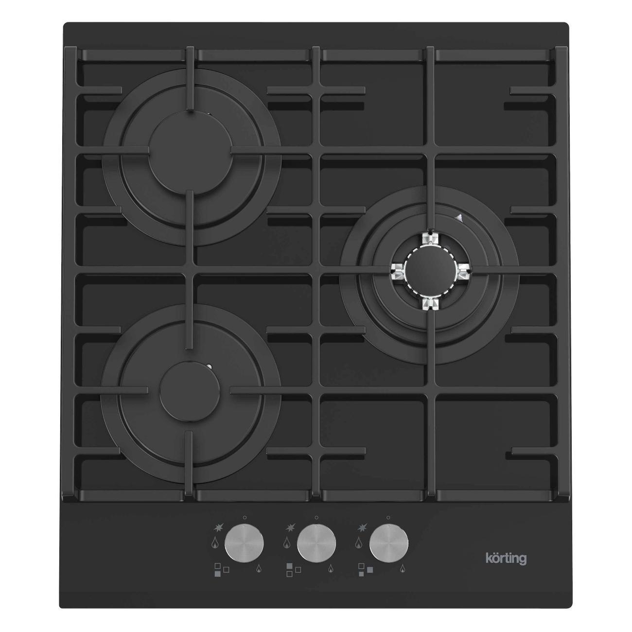 Варочная панель комбинированная Korting Варочная поверхность HGG 4825 CTN