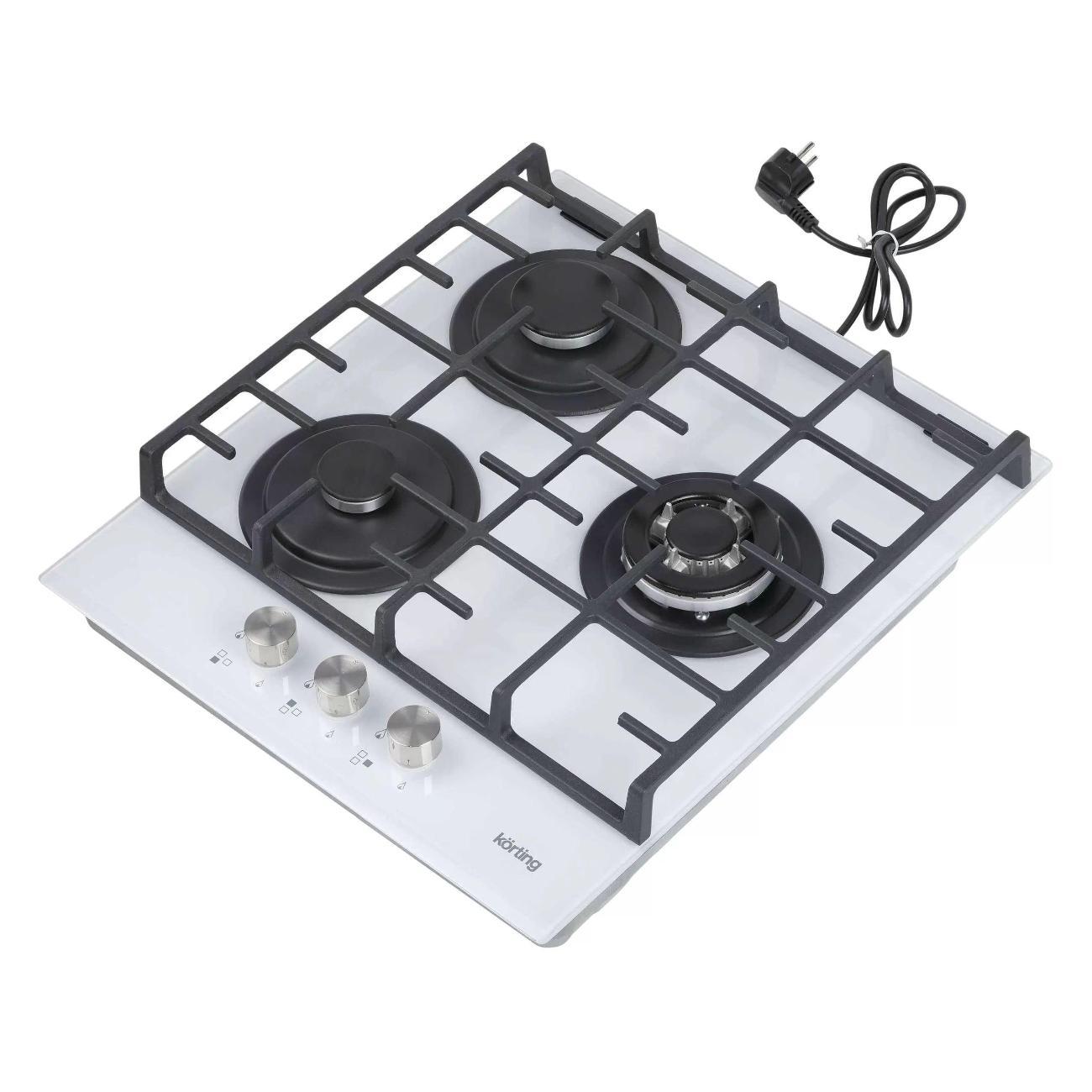 Варочная панель комбинированная Korting Варочная поверхность HGG 4825 CTW