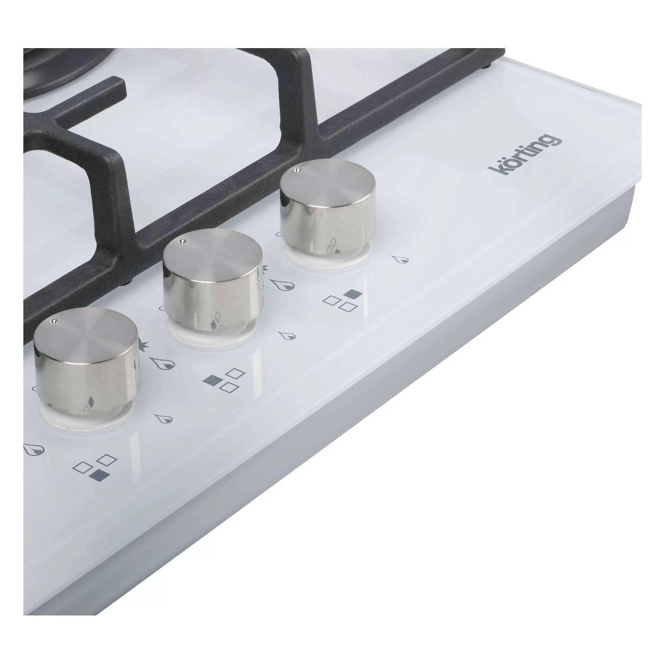 Варочная панель комбинированная Korting Варочная поверхность HGG 4825 CTW