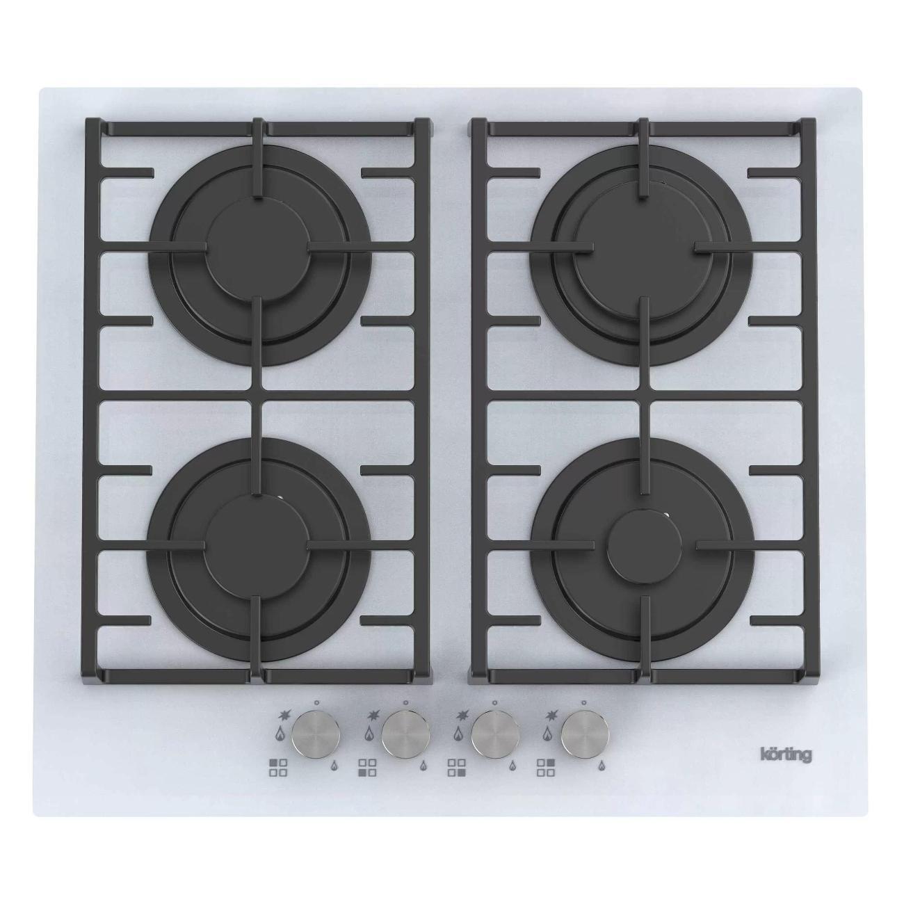 Варочная панель комбинированная Korting Варочная поверхность HGG 6805 CW