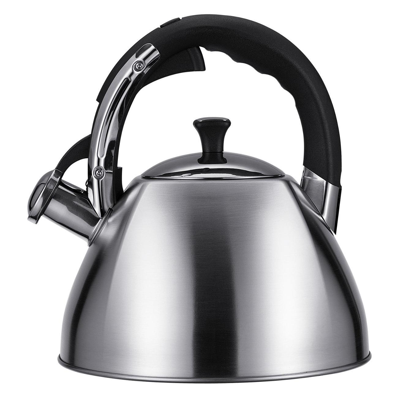 Чайник для плит со свистком 3 л REGENT inox TEA нержавеющая сталь