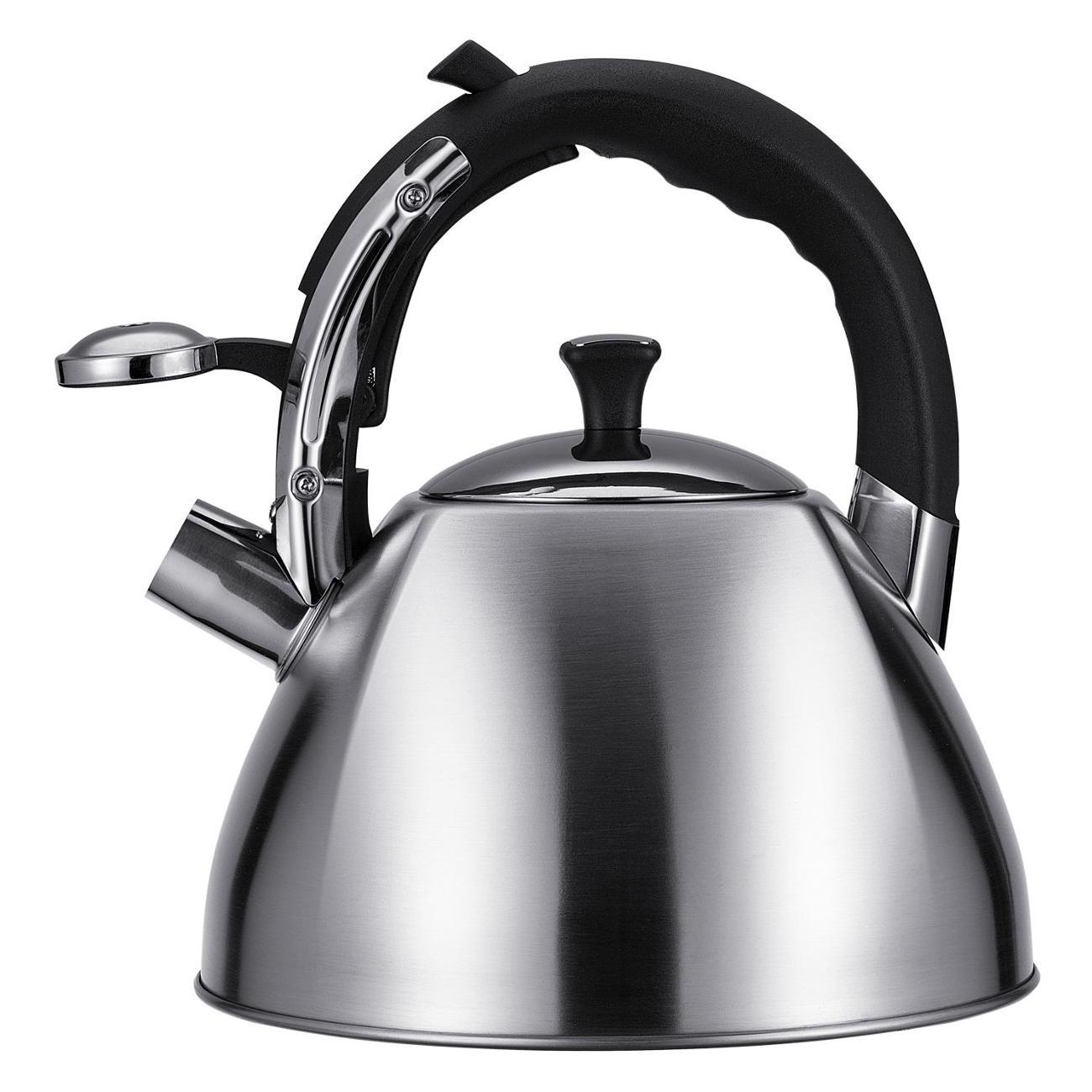 Чайник для плит со свистком 3 л REGENT inox TEA нержавеющая сталь