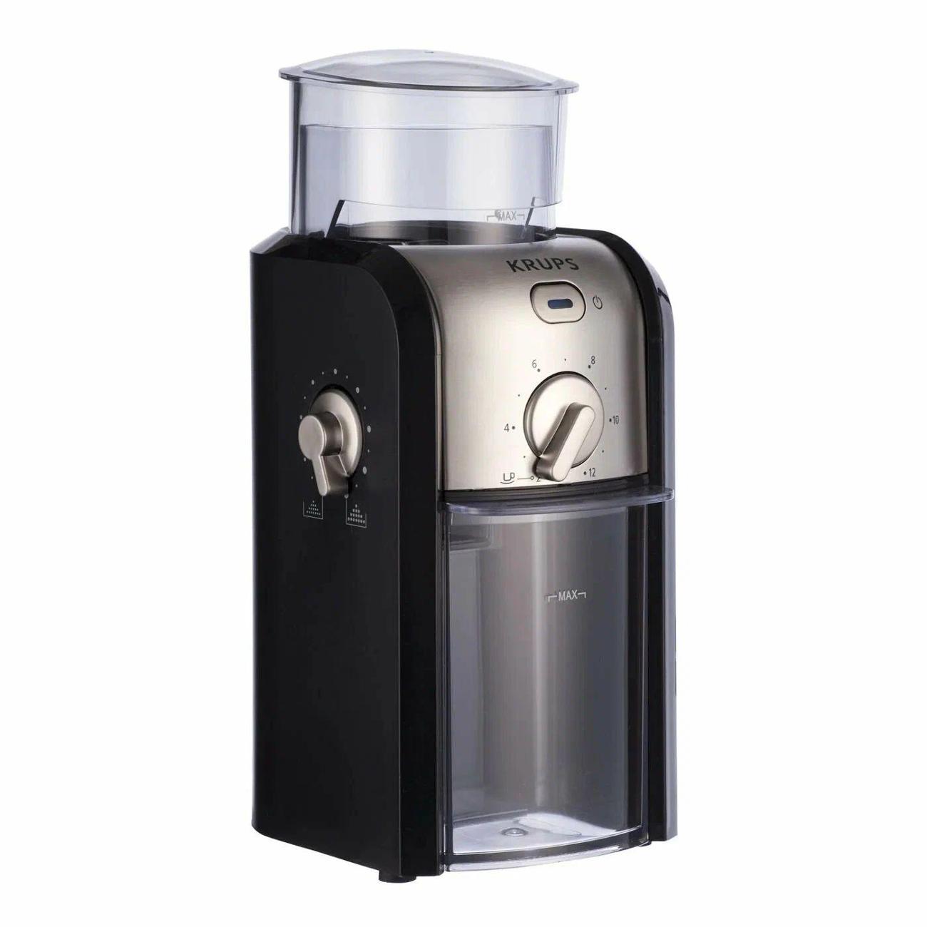 Кофемолка электрическая Krups GVX242, черно-серый