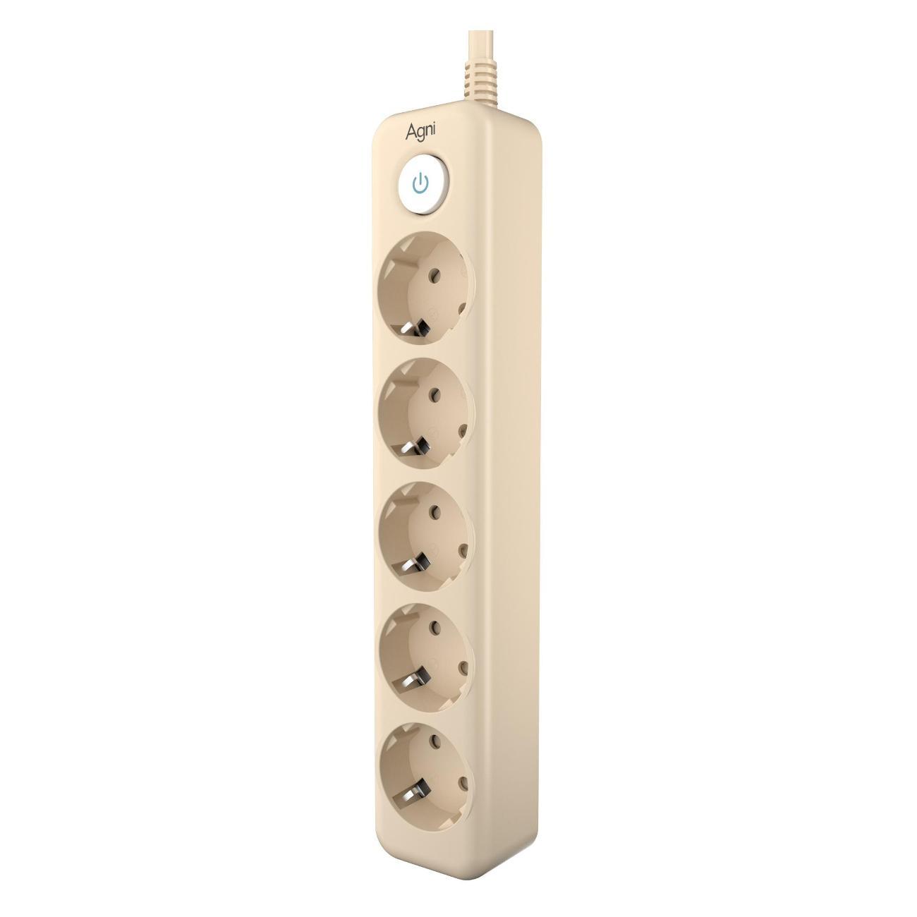 Сетевой фильтр AGNI TP-FD5E-3m-ivory