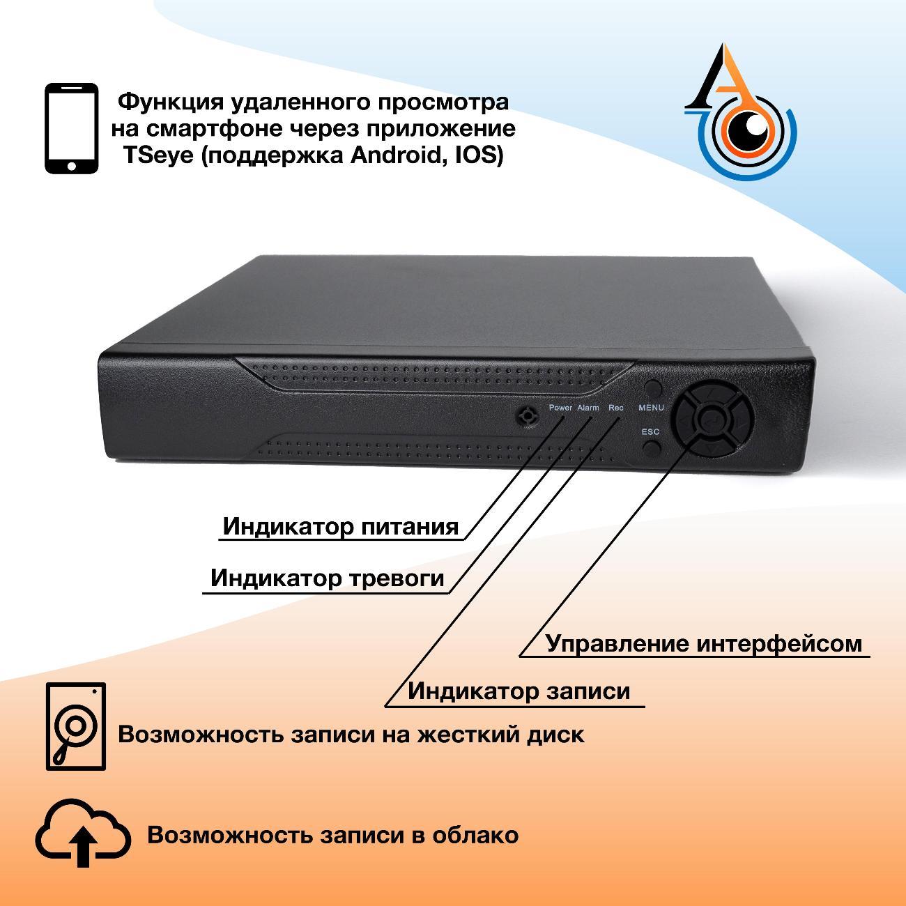 Комплект систем видеонаблюдения Axivision vk41