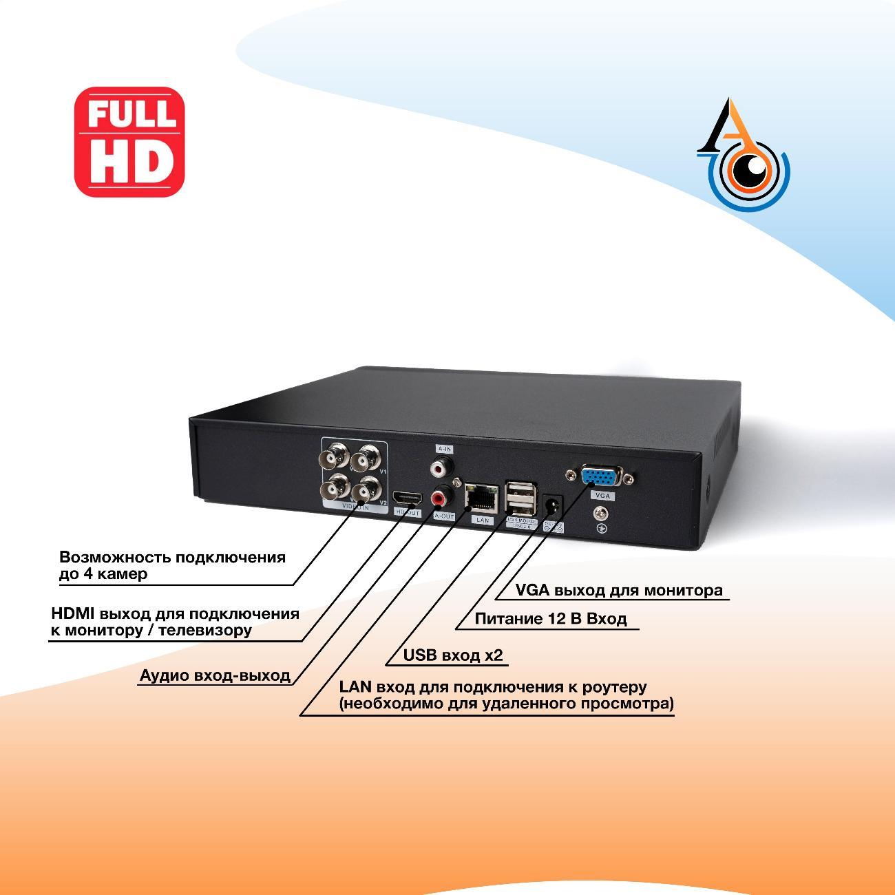 Комплект систем видеонаблюдения Axivision vk41