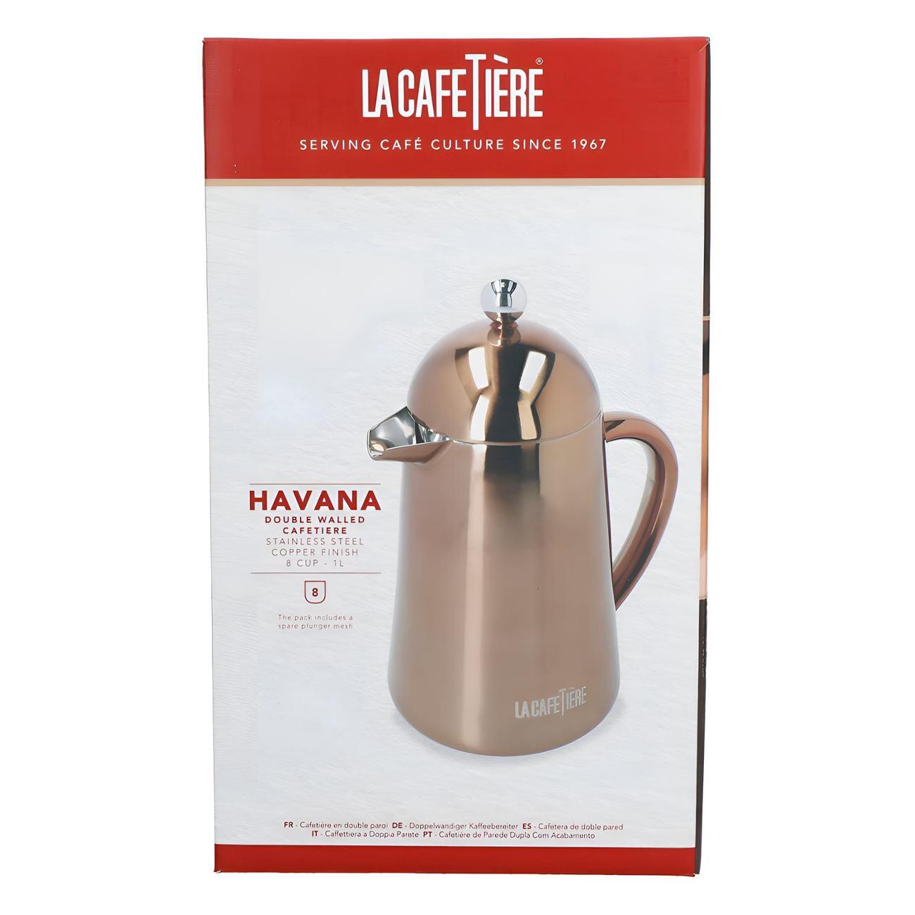 Френч-пресс Kitchen Craft Kitchen Craft Френч-пресс Havana 1л La Cafetiere медный