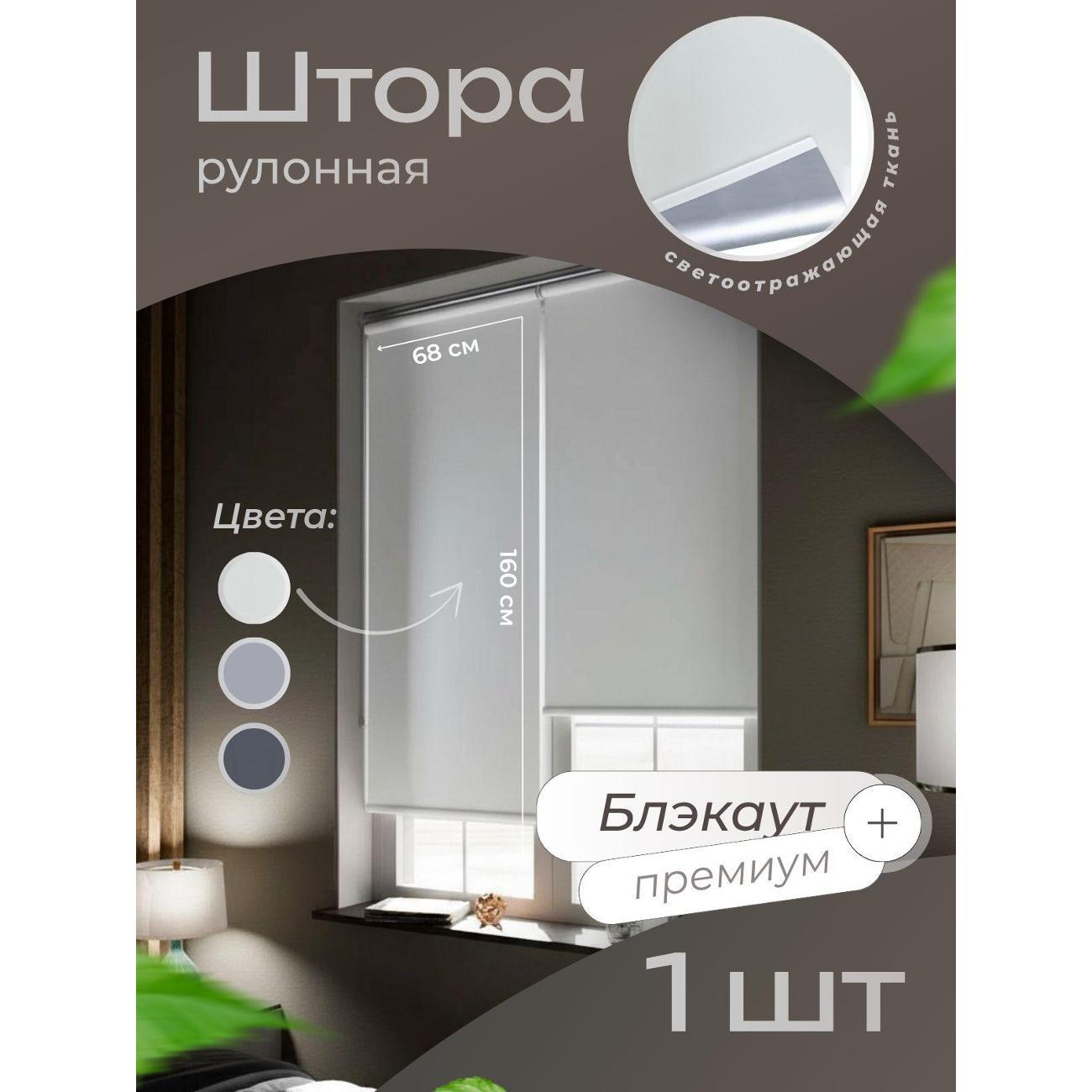 Рулонные шторы Miamoza Blackout Silver_5_68160 фото