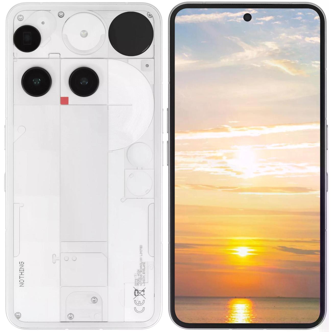 Смартфон Nothing Phone 3 12/256GB, White фото