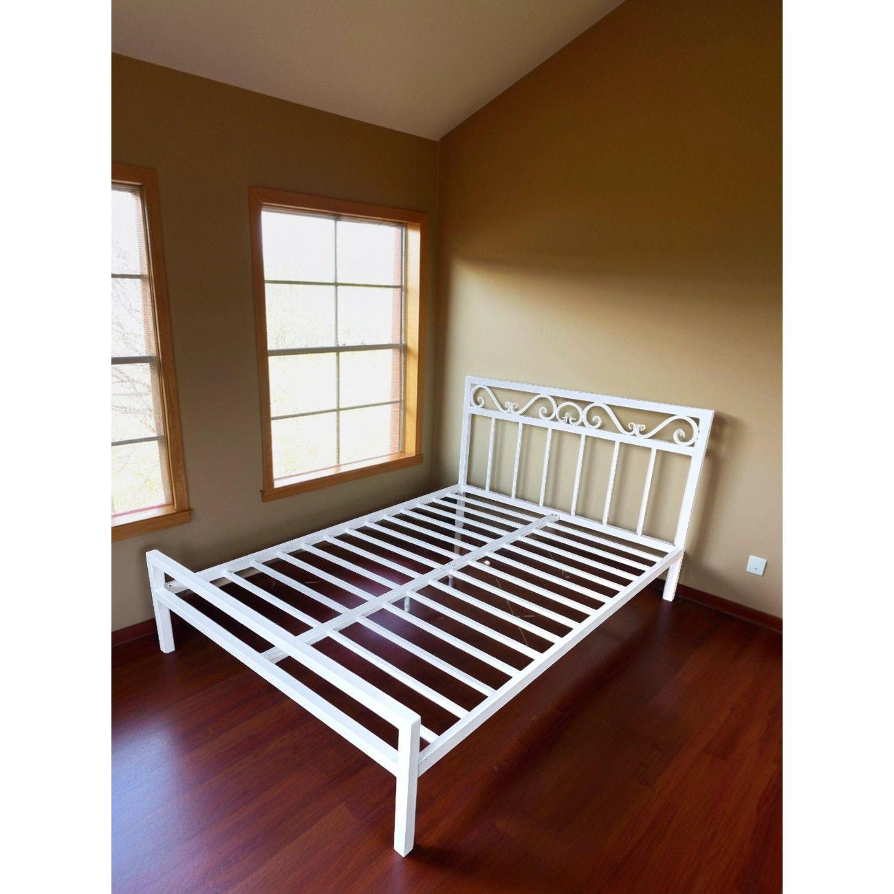 Кровать LOFT Mebel Мира белый