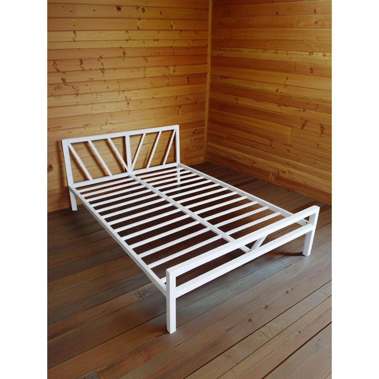 Кровать LOFT Mebel Герда-2 белые