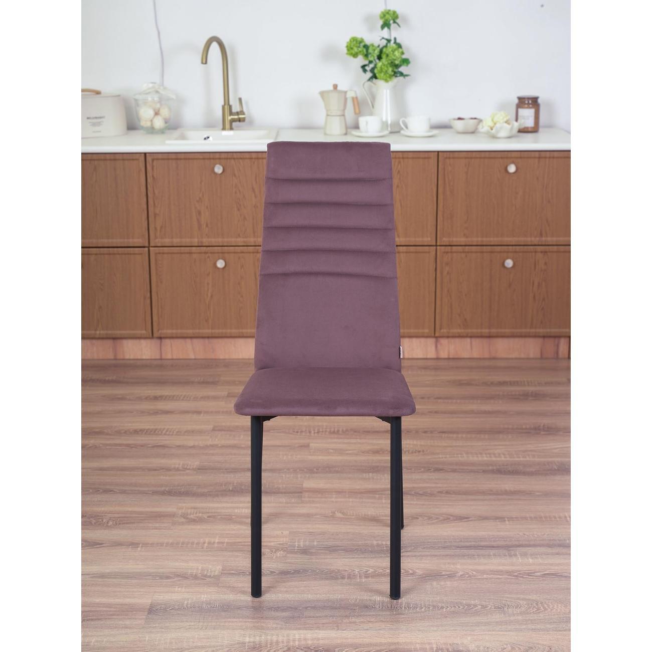 Стул обеденный Frenesie Леон Велюр Шоколад 2в1