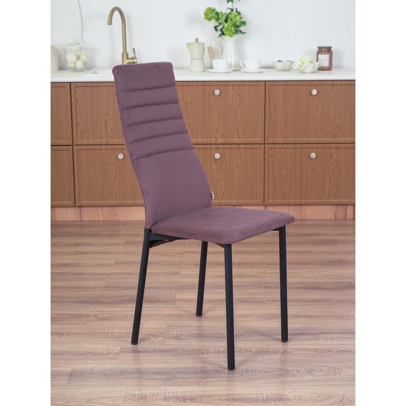 Стул обеденный Frenesie Леон Велюр Шоколад 2в1