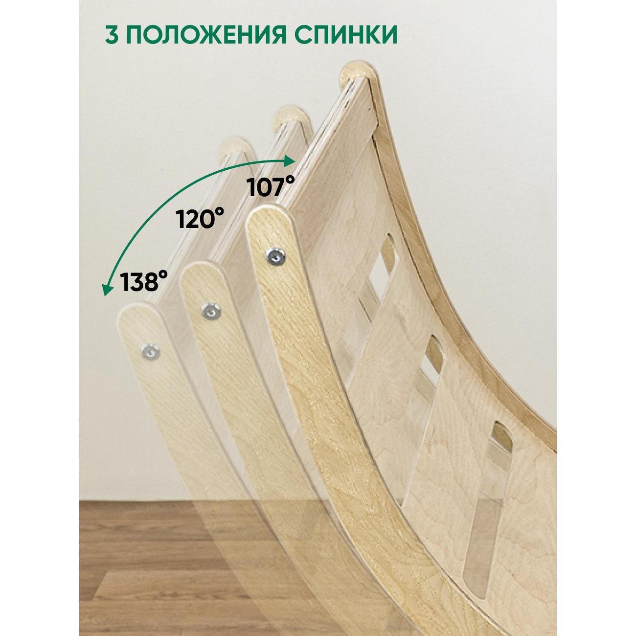 Кресло-шезлонг Глайдер садовый деревянный разборный