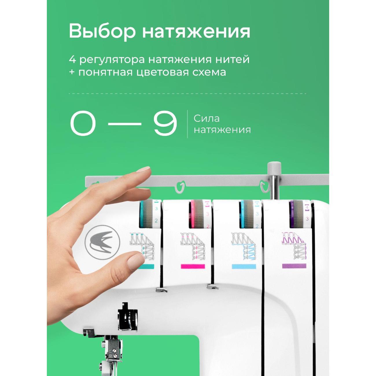 Оверлок, коверлок CHAYKA NEW WAVE 007