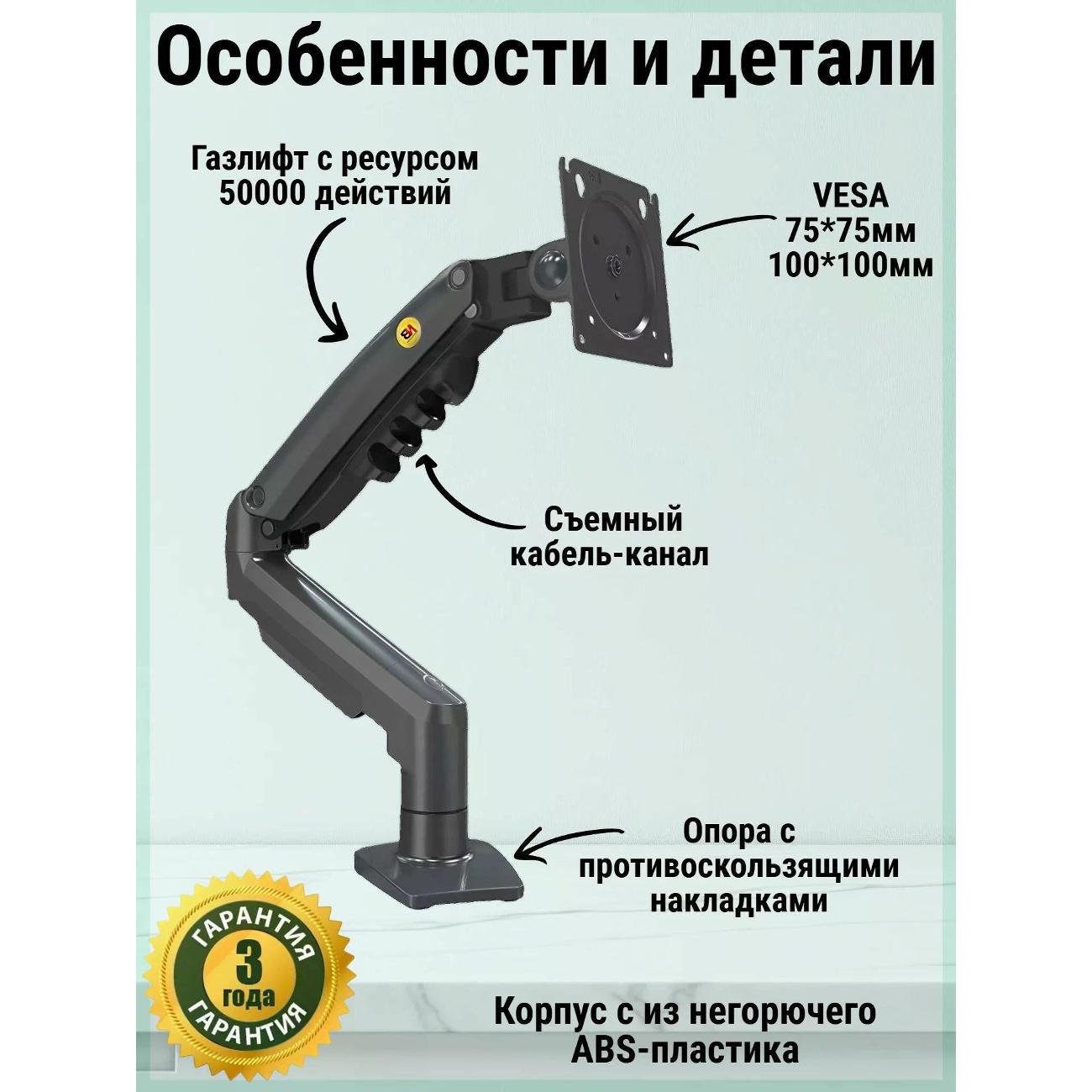 Кронштейн для монитора Нет бренда F80NB