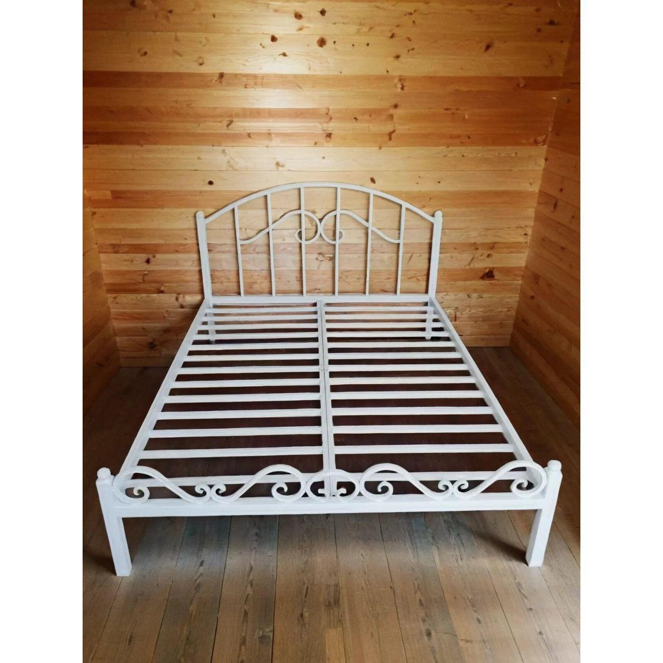 Кровать LOFT Mebel Ариэль2 белые фото