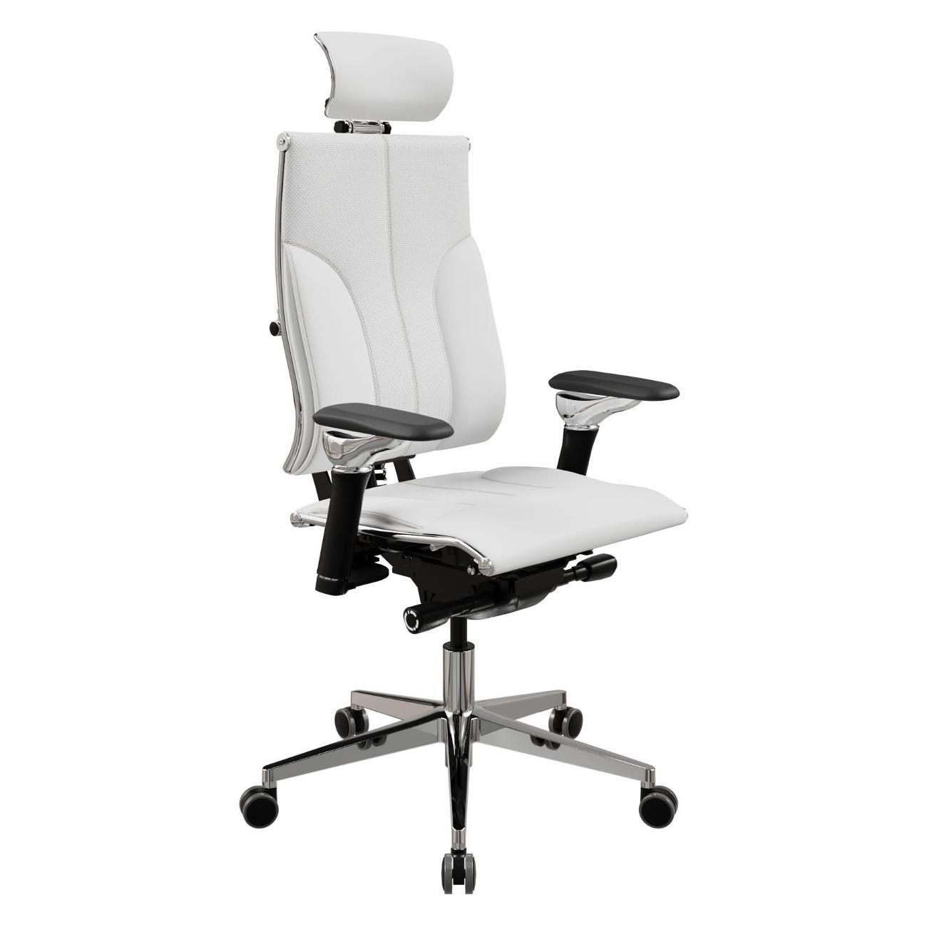 Кресло руководителя Метта YOGA 4DF Snow Queen 6D