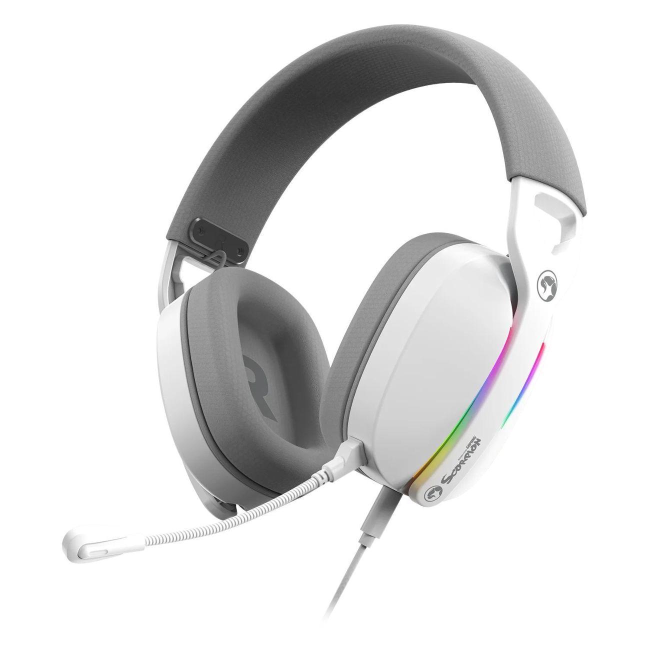 Наушники проводные Marvo Pulz 70S HG9086 WH, белый