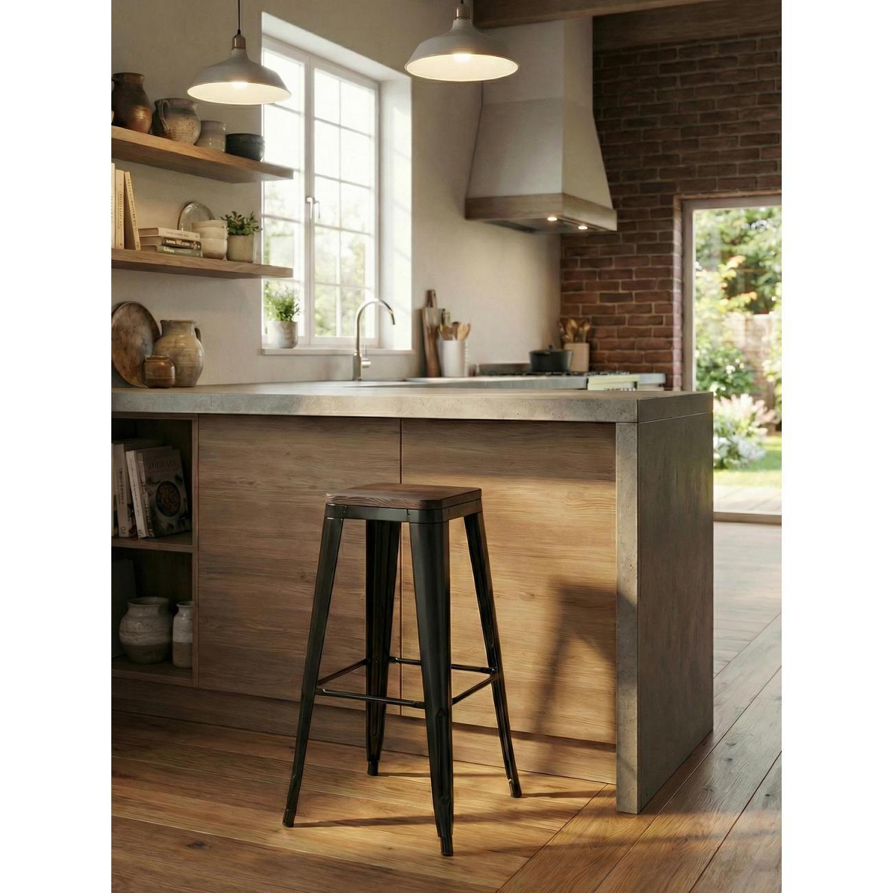 Стул барный Stool Group Tolix