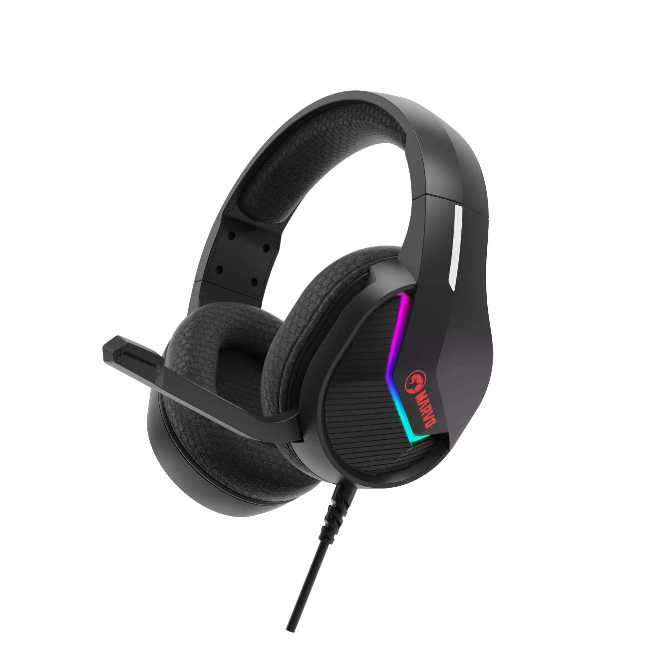 Наушники проводные Marvo Tactic 40 H8618 BK, черный