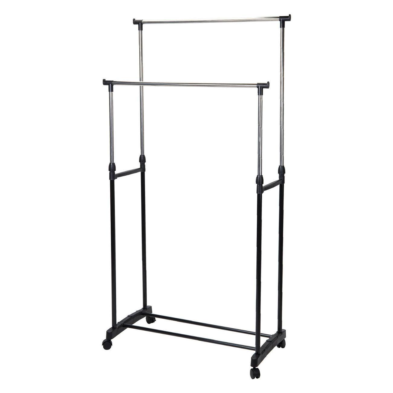 Вешалка напольная BoomHouse Вешалка д/плечиков BOOMHOUSE GR-003, металл/хром