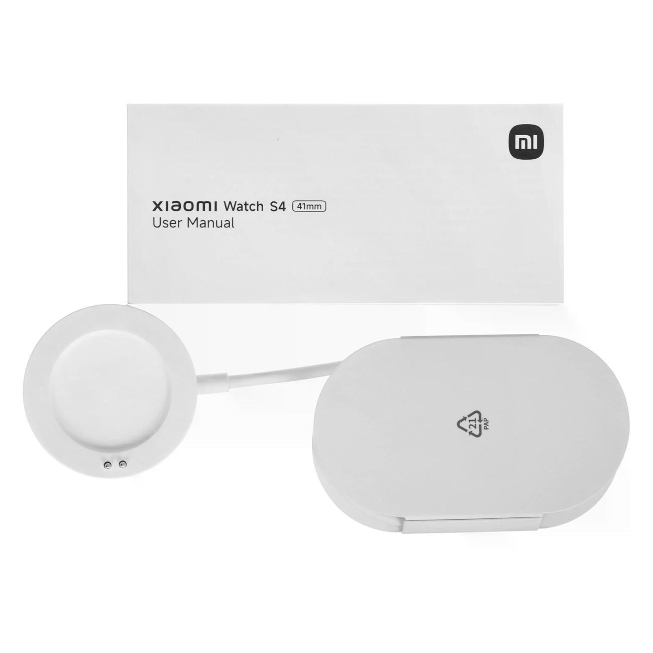 Смарт-часы Xiaomi Watch S4 41мм Leather Strap White
