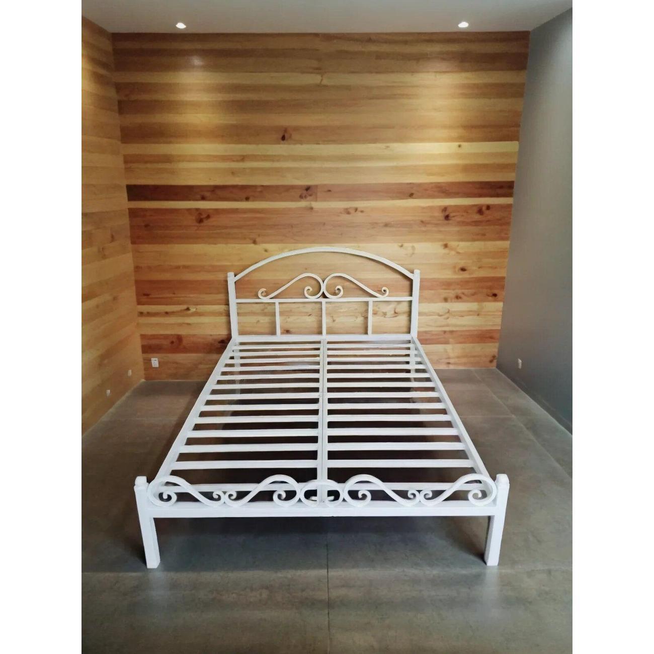 Кровать LOFT Mebel Ариэль белые