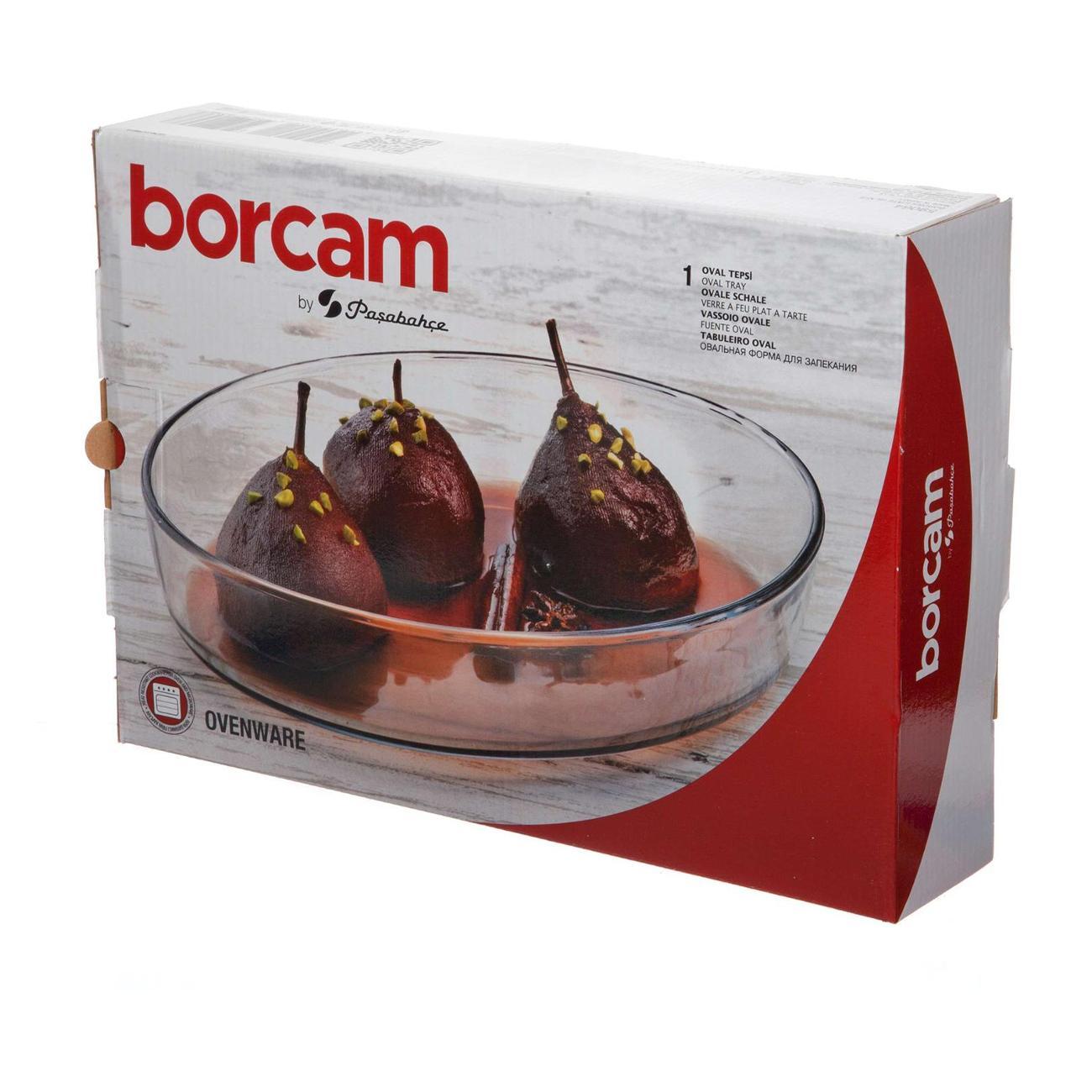 Форма для запекания Pasabahce Borcam Форма для запекания овальная 306*216*60 мм 2360 мл