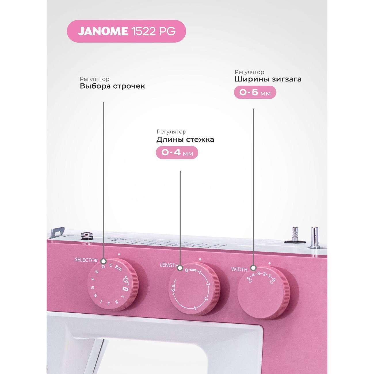 Швейная машина Janome 1522PG