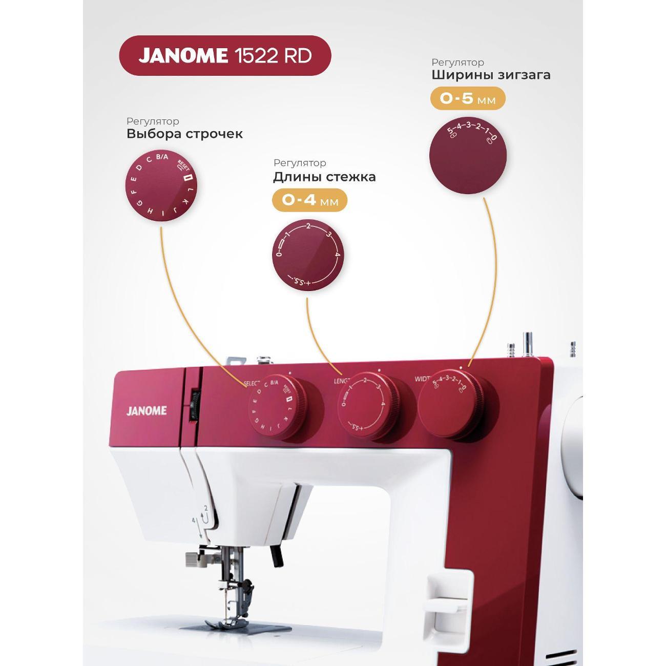 Швейная машина Janome 1522RD